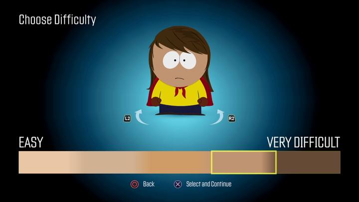 W tej grze za poziomem trudności idzie również odcień skóry... - Poziomy trudności w South Park The Fractured But Whole - South Park: The Fractured But Whole - poradnik do gry