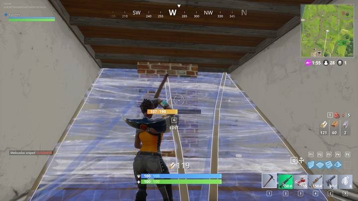 Buduj schody, by dostać się na poddasze. - Jak budować w Fortnite Battle Royale? - Fortnite: Battle Royale - poradnik do gry