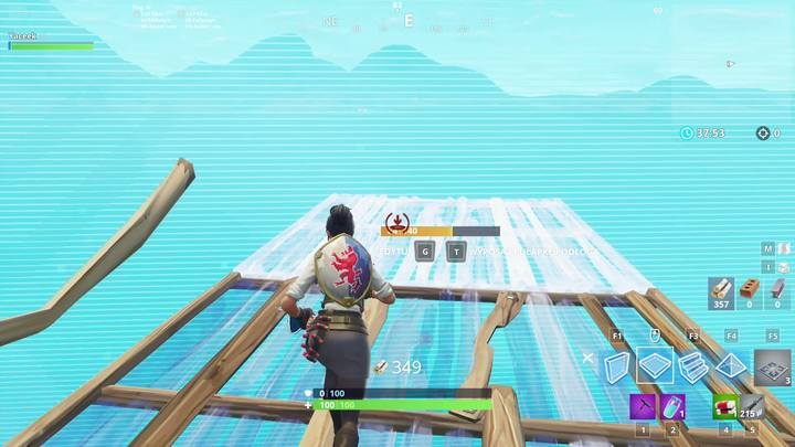 Zbuduj pomost prowadzący za mapę, wprost do okręgu burzowego. - Wyzwanie - Przekrocz prędkość 27 na różnych znakach kontroli radarowej - Fortnite: Battle Royale - poradnik do gry
