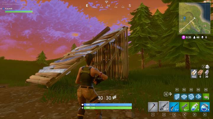 Najbardziej podstawowa konstrukcja przejściowa. Ochroni cię przed ostrzałem. - Budowanie dla zaawansowanych w Fortnite Battle Royale - Fortnite: Battle Royale - poradnik do gry