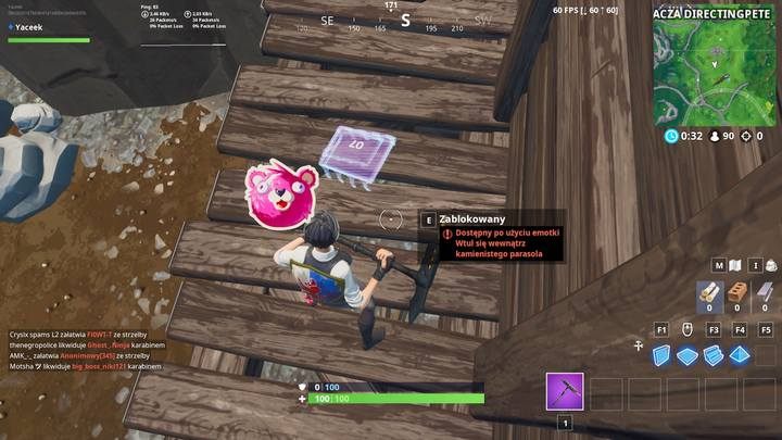 Fortbajt #7 znajduje się wewnątrz kamiennego parasola (pomiędzy Laguną, a Przyjemnym Parkiem) - Fortbajty - lokalizacja i mapa | Fortnite Battle Royale - Fortnite: Battle Royale - poradnik do gry