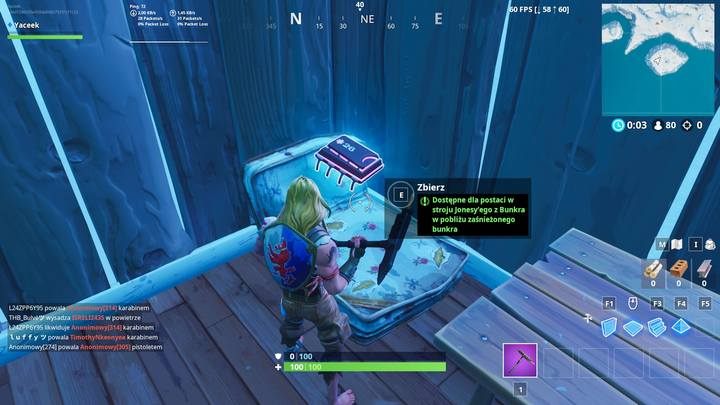 Fortbajt #26 znajduje się na zaśnieżonej wyspie, w zachodnio-południowej części mapy - Fortbajty - lokalizacja i mapa | Fortnite Battle Royale - Fortnite: Battle Royale - poradnik do gry