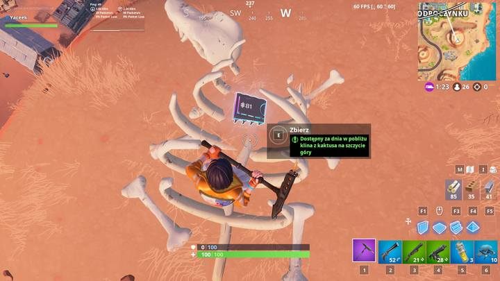 Fortbajt #81 znajdziesz na szczycie góry z kaktusami - Fortbajty - lokalizacja i mapa | Fortnite Battle Royale - Fortnite: Battle Royale - poradnik do gry
