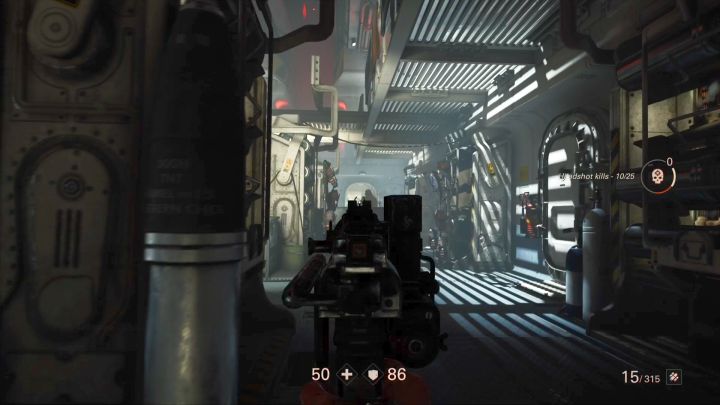 Tu czeka cię ostra wymiana ognia. - Przebudzenie | Rozdział 1 - Zjednoczenie | Opis przejścia | Wolfenstein II - Wolfenstein II: The New Colossus - poradnik do gry