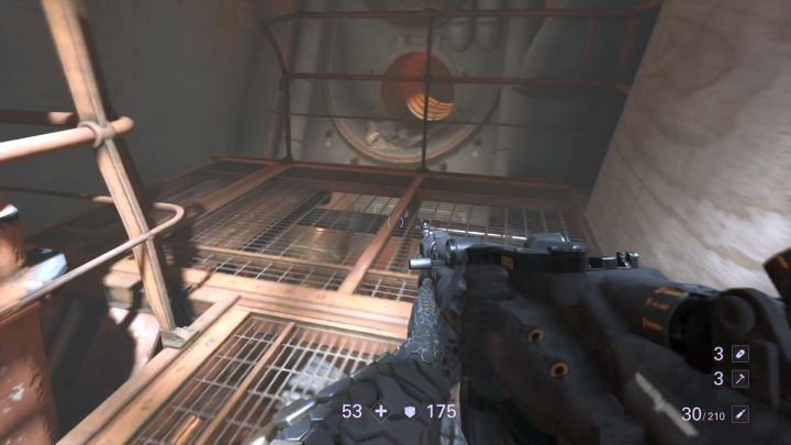 W oddali widać kanał, do którego trzeba się dostać. - Sygnał | Rozdział 1 - Zjednoczenie | Opis przejścia | Wolfenstein II - Wolfenstein II: The New Colossus - poradnik do gry