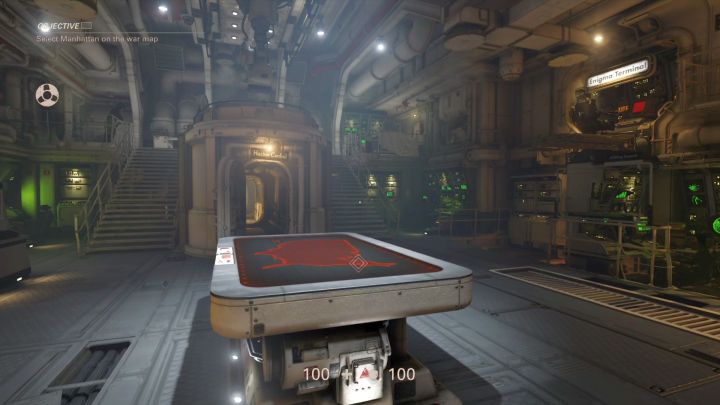 Wybierz Manhattan na mapie wojennej. - Usprawnienia | Nowa skóra | Solucja Wolfenstein II: The New Colossus - Wolfenstein II: The New Colossus - poradnik do gry