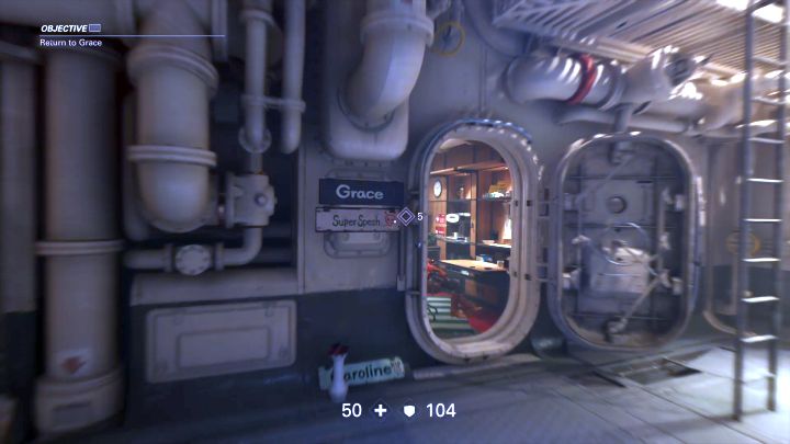 Teraz wystarczy tylko wrócić do Grace, by zakończyć ten krótki rozdział. - Wyprawa do Roswell | Stare sekrety | Solucja Wolfenstein II: The New Colossus - Wolfenstein II: The New Colossus - poradnik do gry