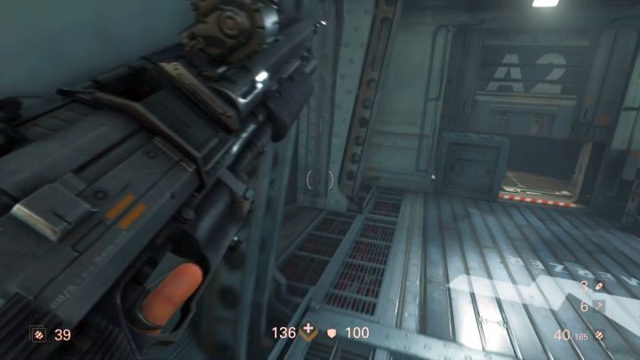 Przejście pod drzwiami. - Ausmerzer | Solucja Wolfenstein II: The New Colossus - Wolfenstein II: The New Colossus - poradnik do gry