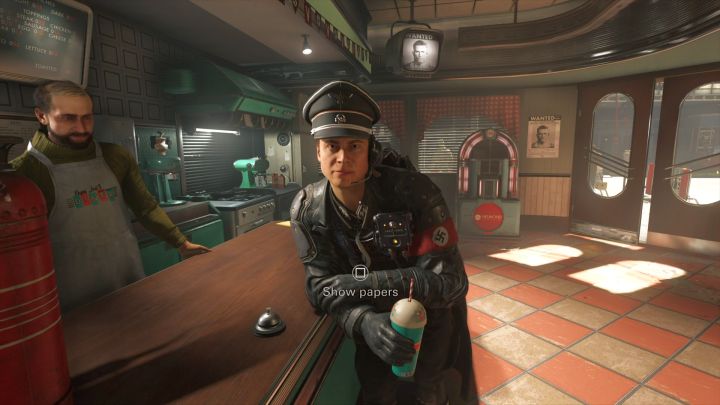 Daj dowódcy dokumenty, gdy o nie poprosi. - Roswell | Solucja Wolfenstein II: The New Colossus - Wolfenstein II: The New Colossus - poradnik do gry