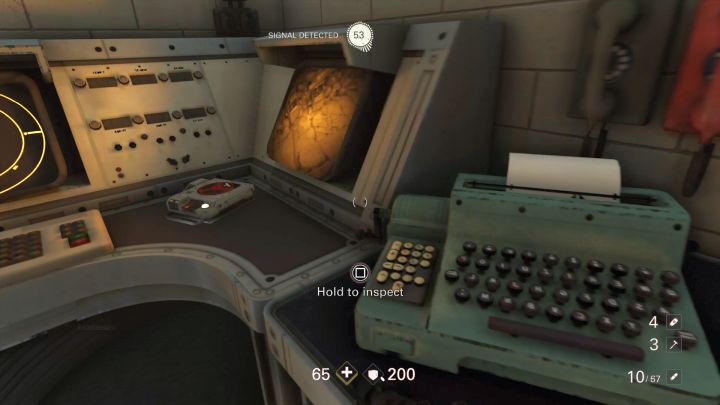 Kolejny przedmiot do zebrania w drugim pomieszczeniu kontrolnym. - Podziemna Stacja Kolejowa | Sekrety | Rozdział 4 - Roswell - Wolfenstein II: The New Colossus - poradnik do gry