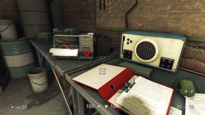 Drugi zestaw ulepszający w tej lokacji. - Ratowanie Hortona | Sekrety | Rozdział 7 - Nowy Orlean | Sekrety Wolfenstein II - Wolfenstein II: The New Colossus - poradnik do gry