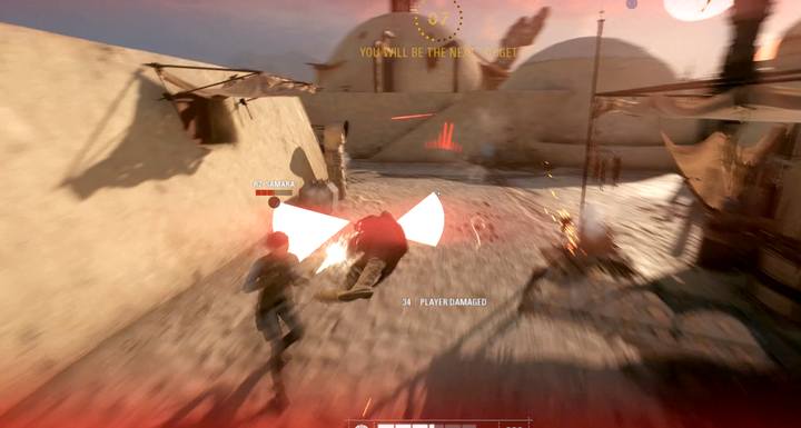 Atak obrotowy pozwala szybko znaleźć się na plecach przeciwnika - Star Wars Battlefront 2: Bohaterowie - Star Wars Battlefront 2 - poradnik do gry