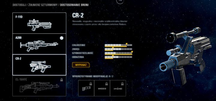 Aby odblokować nowe bronie, musisz nabijać zabójstwa w danej klasie. Żeby odblokować modyfikacje, musisz zabijać oponentów bronią, którą chciałbyś zmodyfikować w przyszłości. - Star Wars Battlefront 2: Nowe bronie - jak odblokować? - Star Wars Battlefront 2 - poradnik do gry