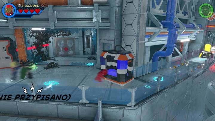 Czwarty minizestaw znajduje się po prawej stronie, w głównym pomieszczeniu - Sekrety Misja 11 - Powrót do przyszłości | LEGO Marvel Super Heroes 2 - LEGO Marvel Super Heroes 2 - poradnik do gry