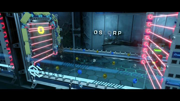 Piąty, a zarazem ostatni napis znajdziesz po lewej stronie - Misja 8 - Zdążyć przed jaszczurem | Misje Gwenpool | Solucja - LEGO Marvel Super Heroes 2 - poradnik do gry