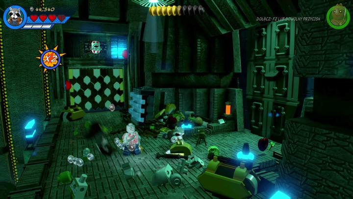 Na drugiej stronie pozbądź się wrogów i zniszcz żółte pojemniki - Misja 12 - Istny Kreezys | Solucja LEGO Marvel Super Heroes 2 - LEGO Marvel Super Heroes 2 - poradnik do gry
