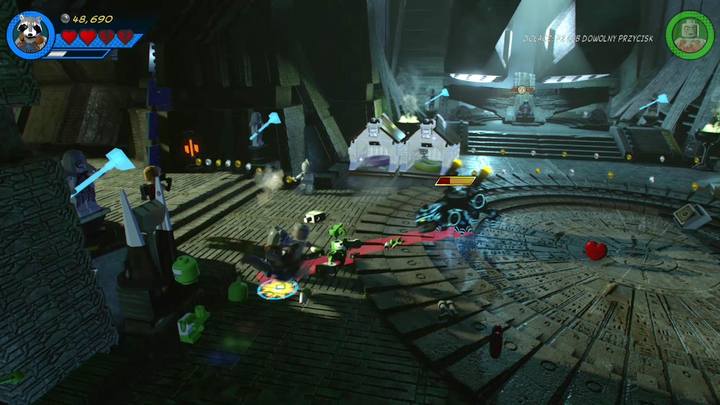 Na początku walki z bossem musisz pozbyć się jego ogarów - Misja 12 - Istny Kreezys | Solucja LEGO Marvel Super Heroes 2 - LEGO Marvel Super Heroes 2 - poradnik do gry