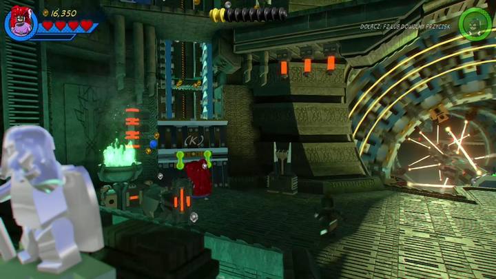 Na początku misji zmień postać na Medusę i podejdź do widocznego na obrazku miejsca - Misja 14 - Halo, nie rób z tego halo | Solucja LEGO Marvel Super Heroes 2 - LEGO Marvel Super Heroes 2 - poradnik do gry