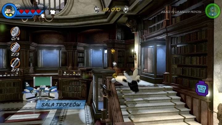 Piąta i szósta część schowana została w Sali Trofeów - Misja 2 - Z Avengers dookoła świata | Solucja LEGO Marvel Super Heroes 2 - LEGO Marvel Super Heroes 2 - poradnik do gry