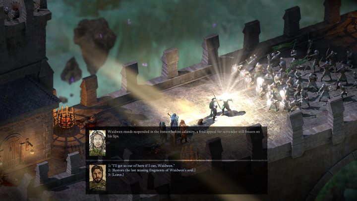 Po zdobyciu ostatniej części duszy wróć do światła, dzięki któremu się tutaj dostałeś i skieruj zegar w stronę świtu - Pillars of Eternity 2 Beast of Winter: Płonący Most - solucja, opis przejścia - Pillars of Eternity 2 Deadfire - poradnik do gry
