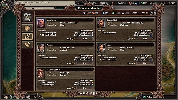 Po tym jak naprawiony zostanie statek Buntownik dowiesz się od Zarządczyni (Steward) o konieczności zadbania o jego podstawową załogę, tj - Pillars of Eternity 2: Zadania poboczne - solucja, opis przejścia - Pillars of Eternity 2 Deadfire - poradnik do gry