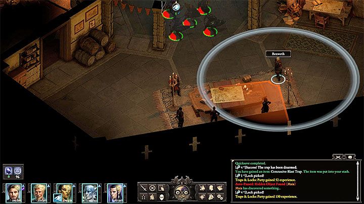 Kapitan Benweth domyślnie przebywa w pomieszczeniu dowództwa (M34,17) (powyższy obrazek) - Pillars of Eternity 2: Porachunki z piratem - solucja, opis przejścia - Pillars of Eternity 2 Deadfire - poradnik do gry