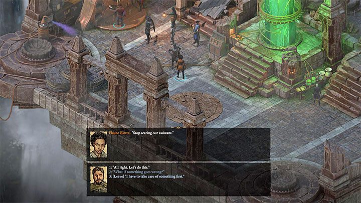 Flaune Elette możesz odnaleźć na dachu budynku Iglica Profetów Dusz (Spire of the Soul-Seers) (M14,4) - po wejściu do budynku odszukaj schody prowadzące na szczyt - Pillars of Eternity 2: Pozostałe zadania poboczne - solucja, opis przejścia - Pillars of Eternity 2 Deadfire - poradnik do gry