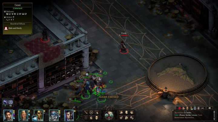 Po wejściu do Obserwatorium Bekarny (M42) kieruj się korytarzem prosto - szybko trafisz na grupę najemników - Badania Bekarny | Obserwatorium Bekarny | Solucja Pillars of Eternity II - Pillars of Eternity 2 Deadfire - poradnik do gry
