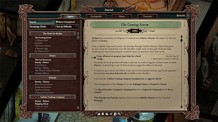 Quest Nadciągająca burza możesz zaliczyć na pięć różnych sposobów - Pillars of Eternity 2: Ogólne informacje o wyprawie do Ukaizo - solucja - Pillars of Eternity 2 Deadfire - poradnik do gry