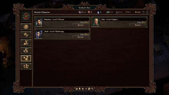 Reset postaci jest dostępny pod ikoną trzech kości do gry. - Pillars of Eternity 2: Punkty rozwoju - czy można zresetować? - Pillars of Eternity 2 Deadfire - poradnik do gry
