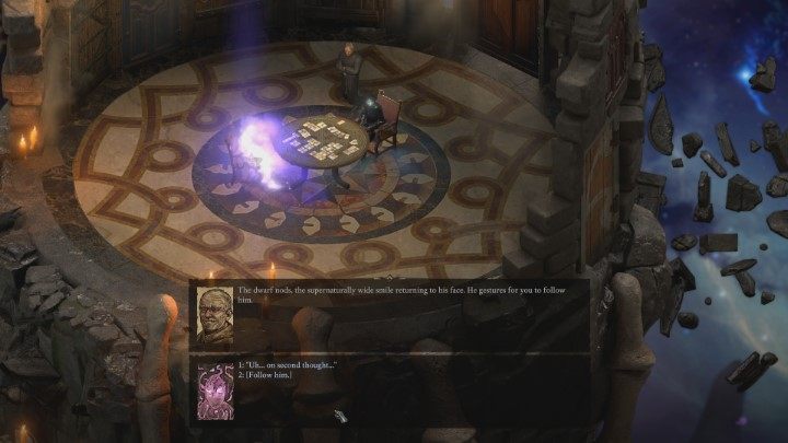 Cenną informacją jest to, że początkowa rozmowa z Bladym Rycerzem może wcale nie mieć pozytywnego zakończenia - Pillars of Eternity 2: Prolog - solucja, opis przejścia - Pillars of Eternity 2 Deadfire - poradnik do gry