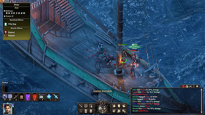 Porozmawiaj w kajucie kapitańskiej (Captains Cabin) z Ederem i z Zarządczynią (Steward) - Pillars of Eternity 2: Prolog - solucja, opis przejścia - Pillars of Eternity 2 Deadfire - poradnik do gry