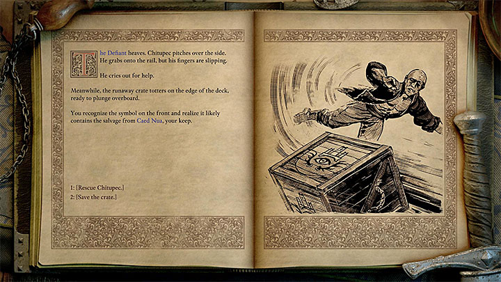 Scena paragrafowa załączy się tuż po zakończonej bitwie z piratami - Pillars of Eternity 2: Prolog - solucja, opis przejścia - Pillars of Eternity 2 Deadfire - poradnik do gry