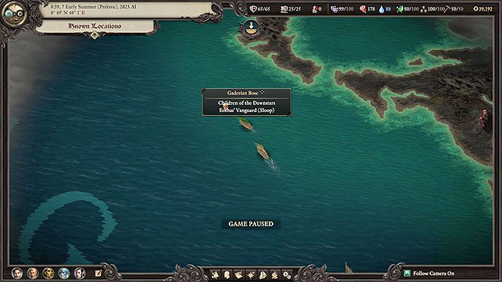 Wejdź na pokład okrętu bohatera i wyrusz w pościg za statkiem sekciarzy - Pillars of Eternity 2: Oświecona Droga, zadanie Edera - solucja, opis przejścia - Pillars of Eternity 2 Deadfire - poradnik do gry