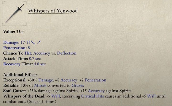 Przykład naprawionego miecza Szepty Yenboru prezentuje powyższy obrazek - Pillars of Eternity 2: Taras Periki - mapa - Pillars of Eternity 2 Deadfire - poradnik do gry