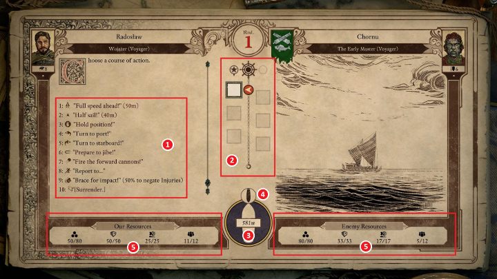 Nowości zaczynają się, jeśli na początku nie przeprowadzisz abordażu - wtedy ujrzysz powyższe okno - Pillars of Eternity 2: Bitwy morskie - Pillars of Eternity 2 Deadfire - poradnik do gry