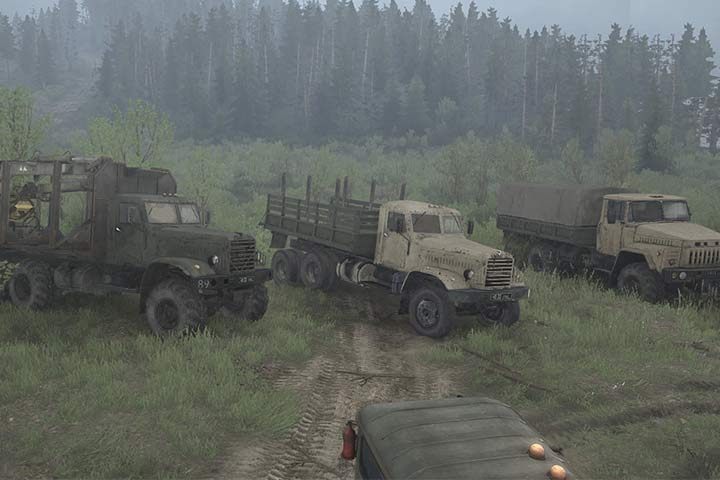 C-255 oraz C-256 to podstawowe pojazdy ciężarowe na początku gry - MudRunner: Ciężarówki 6-kołowe (klasa C) - MudRunner - poradnik do gry
