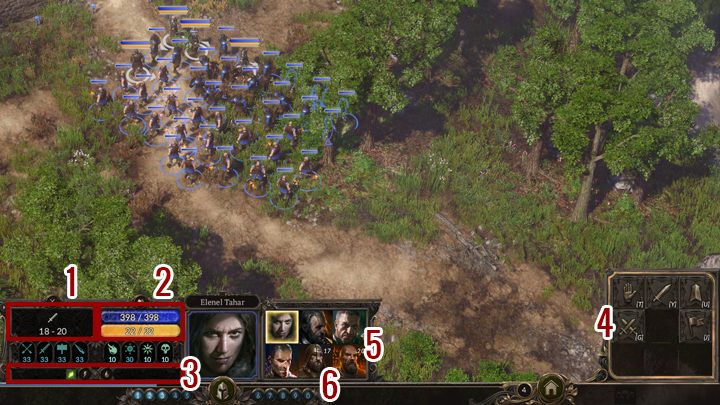 Po zaznaczeniu jednostek lub budynku pojawią ci się okna z informacjami o nich - Interfejs w Spellforce 3 - SpellForce 3 - poradnik do gry