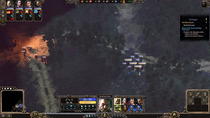 Dopóki nie zbierzesz sił najlepiej unikaj kontaktu z siłami wroga. - Prolog - Zdławić rebelię | Kampania, solucja Spellforce 3 - SpellForce 3 - poradnik do gry