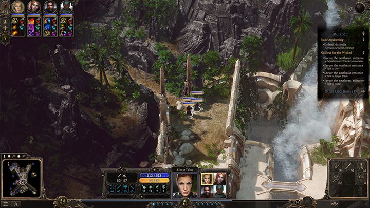 Boczna ścieżka pozwoli ci tutaj ominąć pozycje wroga i dostać się na jego tyły. - Mulandir - Brutalna pobudka | Kampania, solucja Spellforce 3 - SpellForce 3 - poradnik do gry