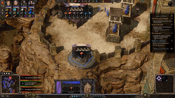 Katapulta pozwoli ci łatwo pozbyć się fortyfikacji przeciwnika. - Ostrze Aonira - Piach i proch | Kampania, solucja Spellforce 3 - SpellForce 3 - poradnik do gry