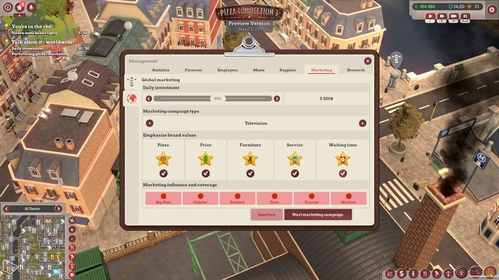 Rozpoczynamy globalne działania marketingowe - Francuska kuchnia | Opis przejścia Pizza Connection 3 - Pizza Connection 3 - poradnik do gry