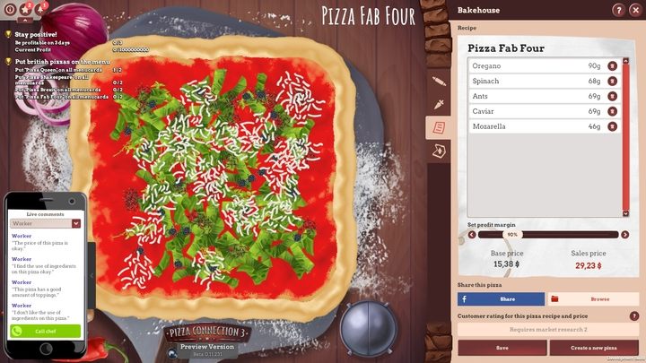 Pizza Fab Four - Kaszanka zamiast pizzy! | Opis przejścia Pizza Connection 3 - Pizza Connection 3 - poradnik do gry