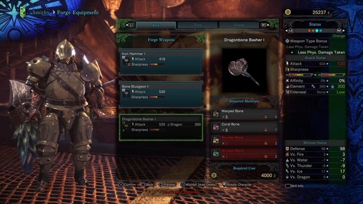 Na początku gry, w ekwipunku znajdziesz 14 różnych broni - Jaka jest najlepsza broń w Monster Hunter World? - Monster Hunter World - poradnik do gry