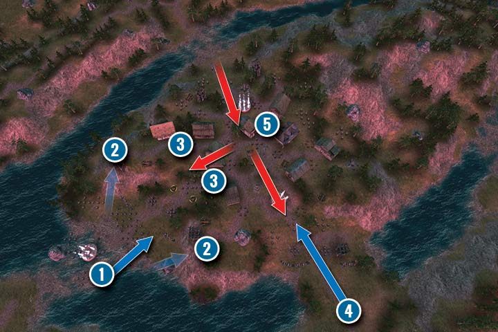 Zamiast rozmów pokojowych, czeka cię kolejna seria potyczek z wojakami elfów - Misja 16 - Esadorei | Kampania Krasnoludów w Hex Commander - Hex Commander - poradnik do gry
