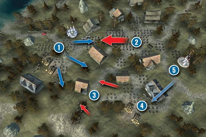 W tej misji otrzymasz dwie zdobyczne katapulty - Misja 6 - Myrefall | Kampania Zielonoskórych (Orków) w Hex Commander - Hex Commander - poradnik do gry