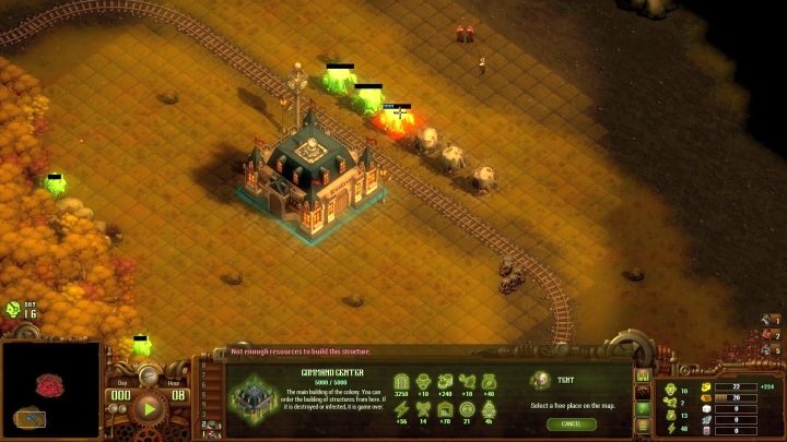 Aktywna pauza pozwala anulować konstrukcje bez ponoszenia dodatkowych kosztów. - 10 porad do They Are Billions | Poradnik dla początkujących - They Are Billions - Poradnik Do Gry