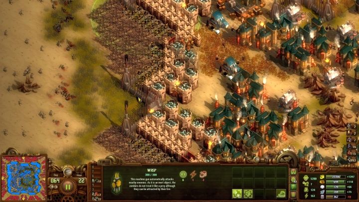Misja daje masę czasu na przygotowanie się do ostatniej hordy - nie stanowi ona większego problemu. - Misja Ruch Oporu | Solucja They Are Billions - They Are Billions - Poradnik Do Gry
