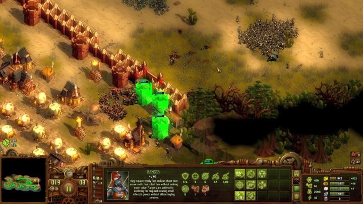 Pierwsza horda liczyć będzie około 100 jednostek wroga. - Misja 07 - Szkieletowe Wybrzeże (The Coast of Bones) | Solucja They Are Billions - They Are Billions - Poradnik Do Gry