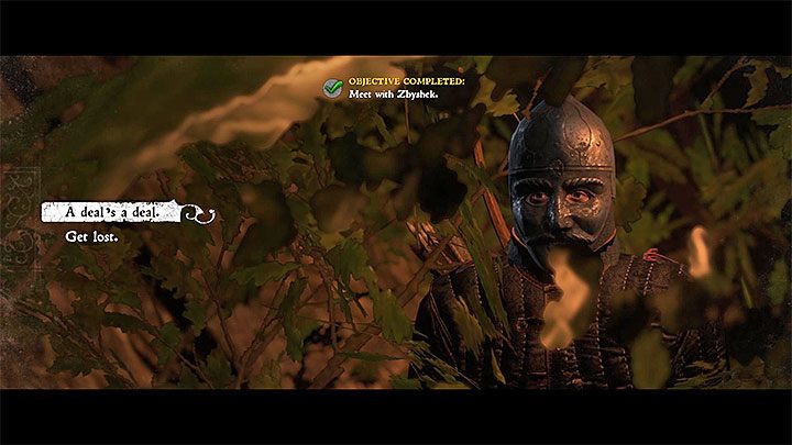 Kontynuujcie ucieczkę przez las (warto mieć wyjętą pochodnię) - Kingdom Come: Kości zostały rzucone - Kingdom Come Deliverance - poradnik do gry